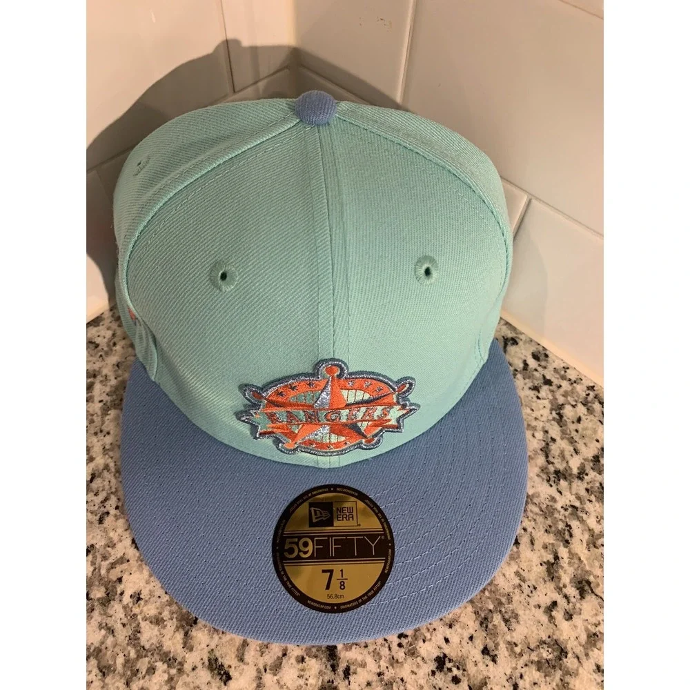 Texas Rangers New Era 59FIFTY 40th Anniversary Iced Metallic Fitted Hat 7 1/8